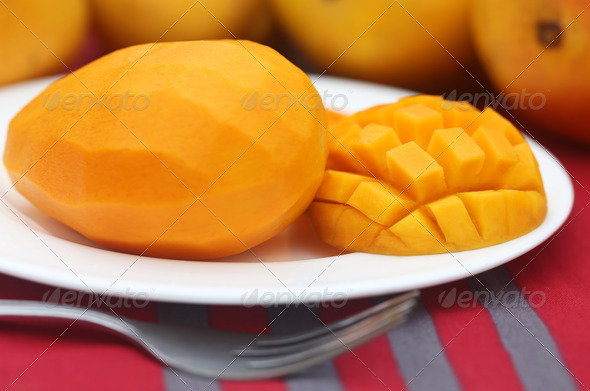 Sliced Juicy Mango (Misc) Photo Download