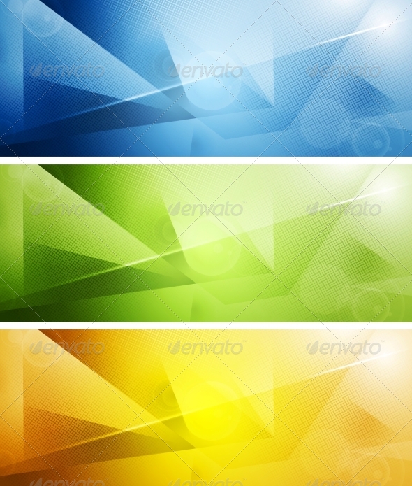 GraphicRiver Tech Shiny Banners 8410086 GraphicRiver Tech Shiny Banners 8410086