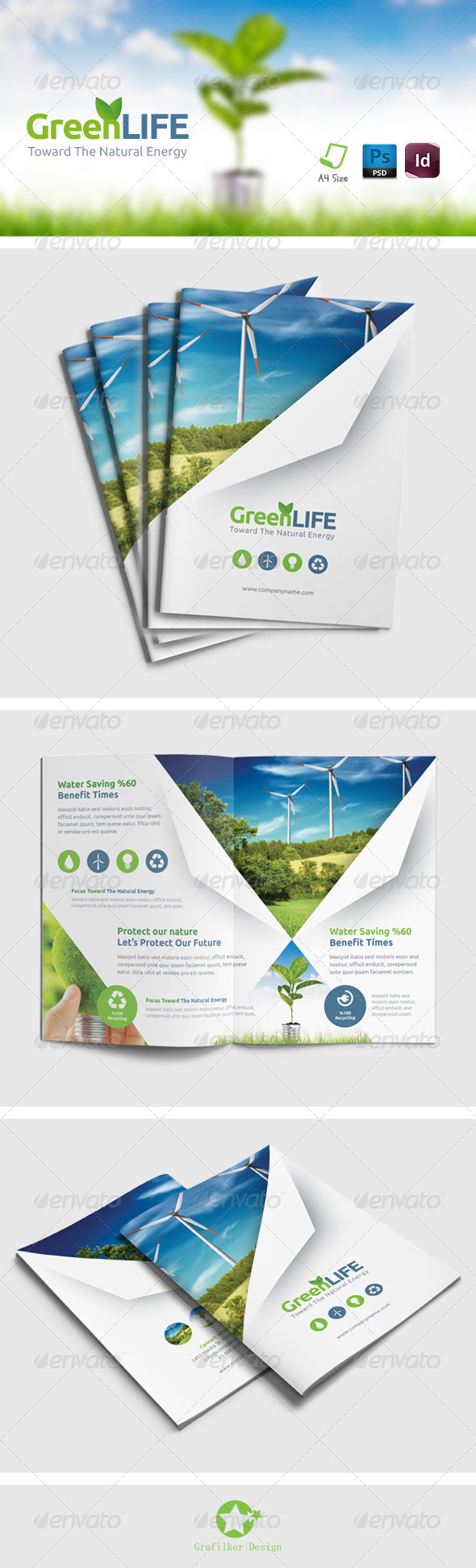 GraphicRiver Green Energy Brochure Templates 8410090 GraphicRiver Green Energy Brochure Templates 8410090