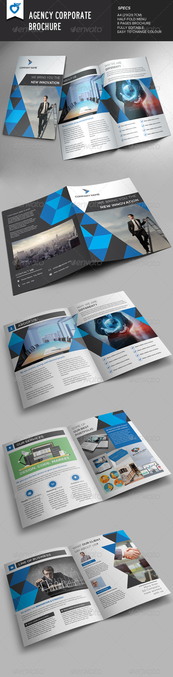 GraphicRiver Agency Corporate Brochure 8411482 GraphicRiver Agency Corporate Brochure 8411482