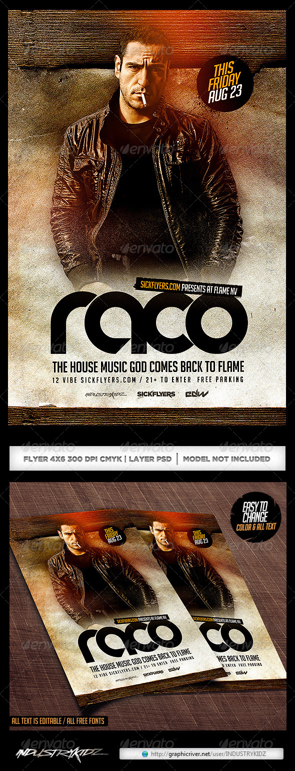 GraphicRiver Club DJ Flyer Template PSD 8411644 GraphicRiver Club DJ Flyer Template PSD 8411644