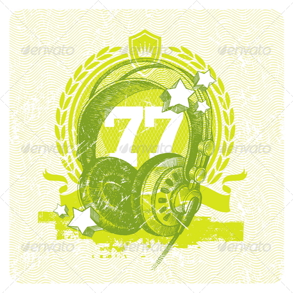 GraphicRiver Illustration with Hand Drawn Studio Headphones 8412939 GraphicRiver Illustration with Hand Drawn Studio Headphones 8412939