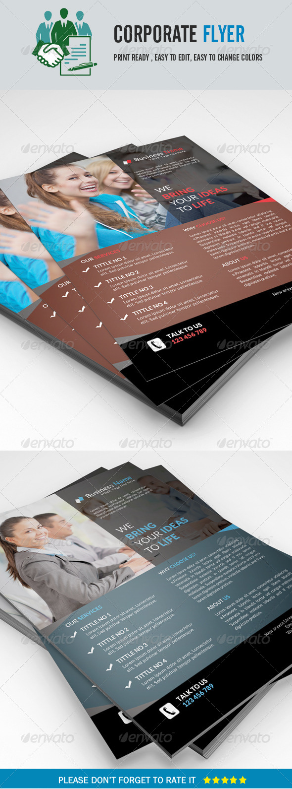 GraphicRiver Corporate Business Flyer 8413618 GraphicRiver Corporate Business Flyer 8413618