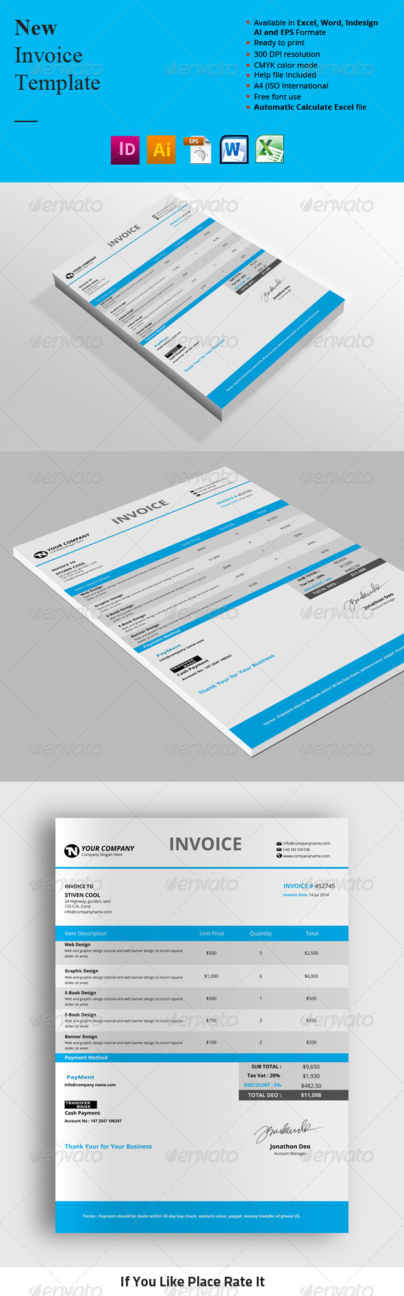 GraphicRiver New Invoice Templates 8413739 GraphicRiver New Invoice Templates 8413739