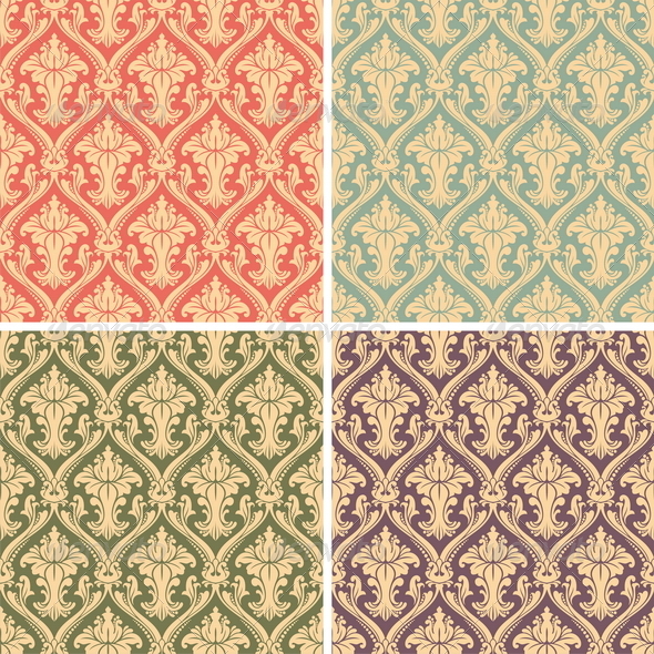 GraphicRiver Vector Damask Pattern 8413930 GraphicRiver Vector Damask Pattern 8413930