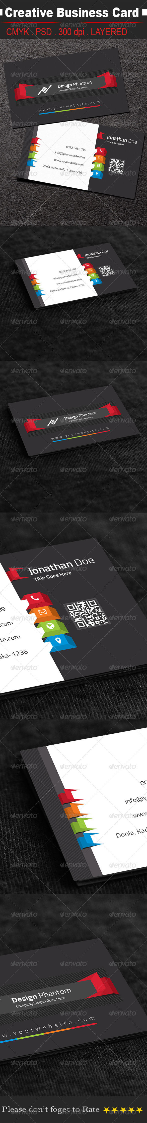 GraphicRiver Creative Business Card 8414008 GraphicRiver Creative Business Card 8414008