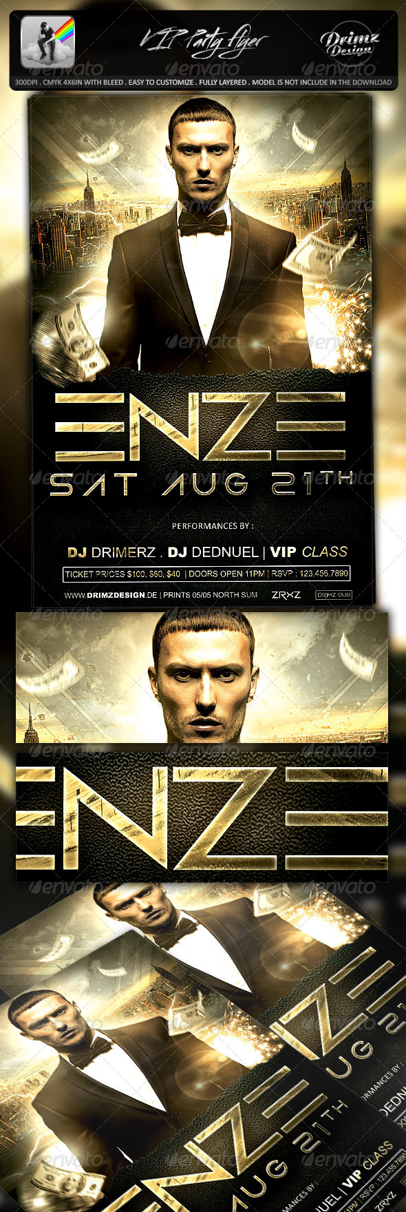 GraphicRiver VIP Party Flyer 8414870 GraphicRiver VIP Party Flyer 8414870