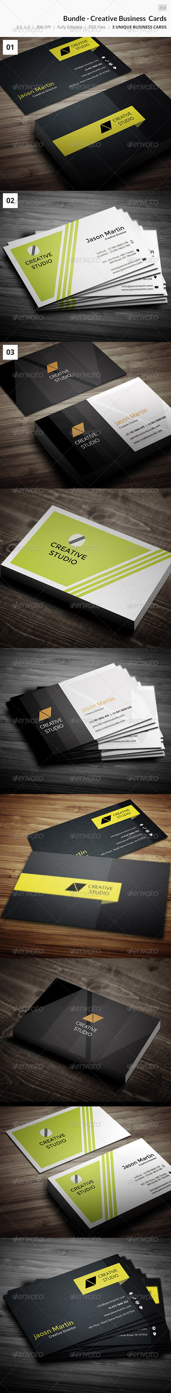 GraphicRiver Bundle Creative Business Card 27-2 8415433 GraphicRiver Bundle Creative Business Card 27-2 8415433