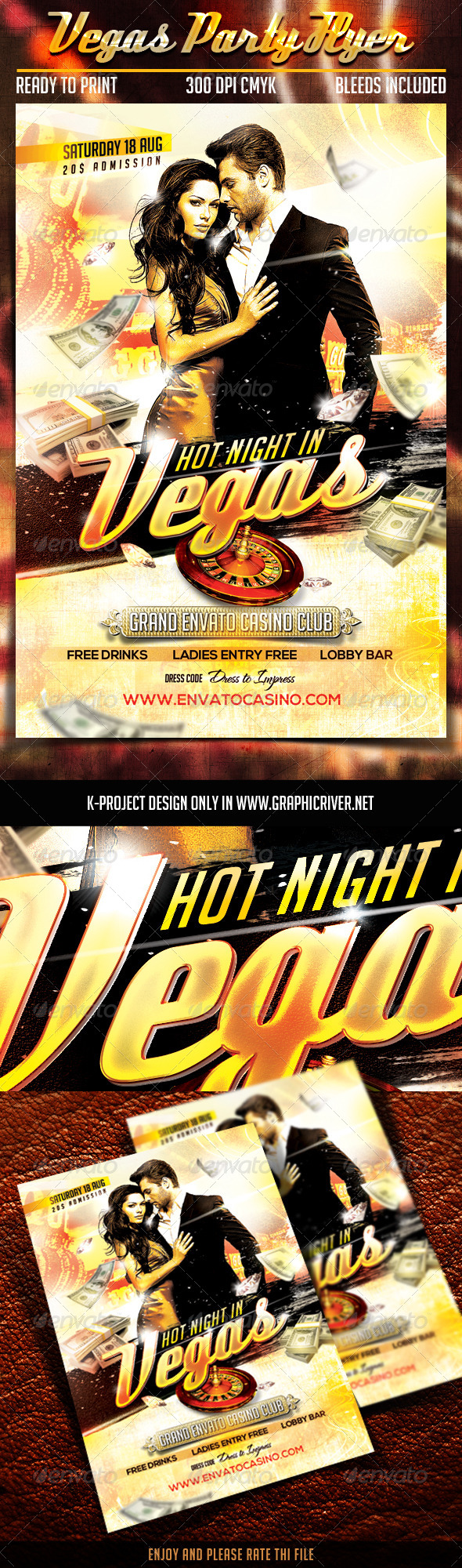 GraphicRiver Vegas Party Flyer 8415472 GraphicRiver Vegas Party Flyer 8415472
