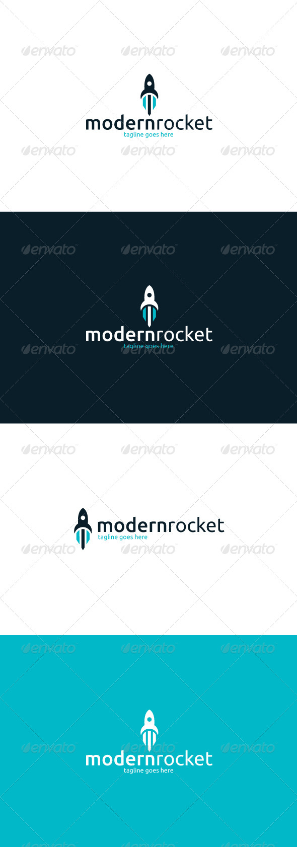 GraphicRiver Modern Rocket Logo 8415768 GraphicRiver Modern Rocket Logo 8415768