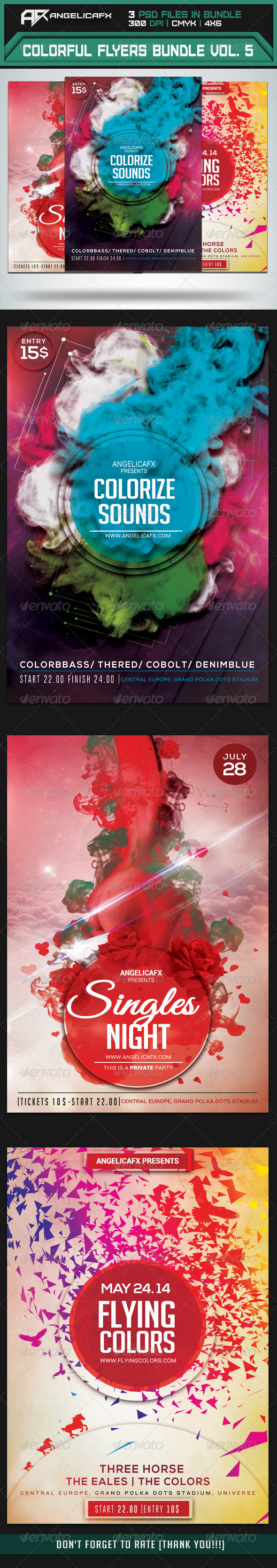 GraphicRiver Colorful Flyers Bundle Vol 5 8416484 GraphicRiver Colorful Flyers Bundle Vol 5 8416484
