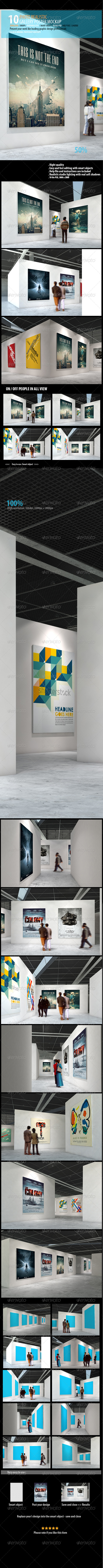 GraphicRiver Gallery Poster Mockups 8416497 GraphicRiver Gallery Poster Mockups 8416497