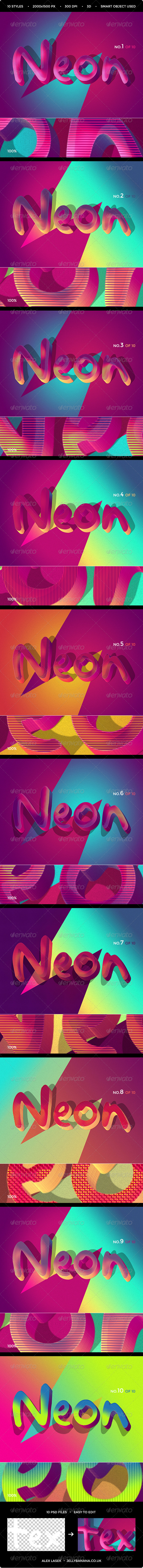 GraphicRiver Retro Funky 3D Text Effects 10PSD 8416559 GraphicRiver Retro Funky 3D Text Effects 10PSD 8416559