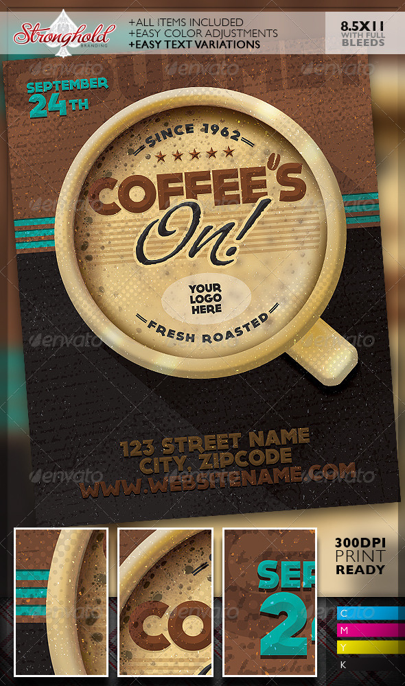GraphicRiver Coffee s On Event Flyer Template 8417558 GraphicRiver Coffee s On Event Flyer Template 8417558