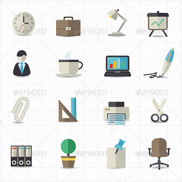 GraphicRiver Office Icons 8417746 GraphicRiver Office Icons 8417746