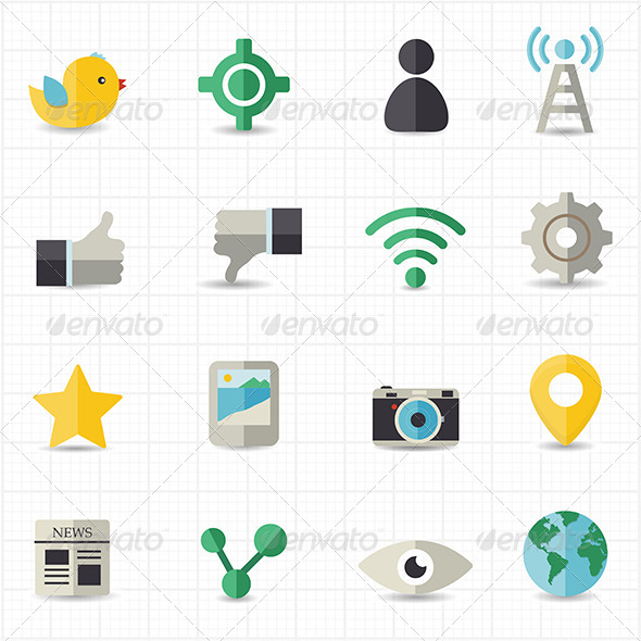 GraphicRiver Social Networking Icons 8417753 GraphicRiver Social Networking Icons 8417753