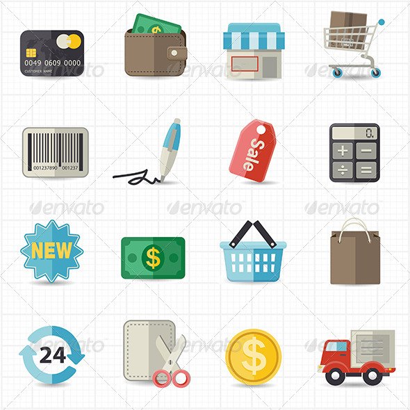 GraphicRiver Business Finance and Shopping Icons 8417859 GraphicRiver Business Finance and Shopping Icons 8417859