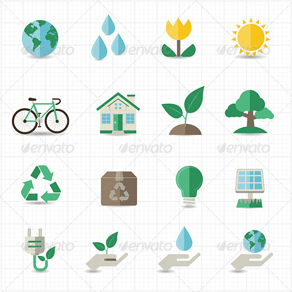 GraphicRiver Green Energy Icons 8417930 GraphicRiver Green Energy Icons 8417930