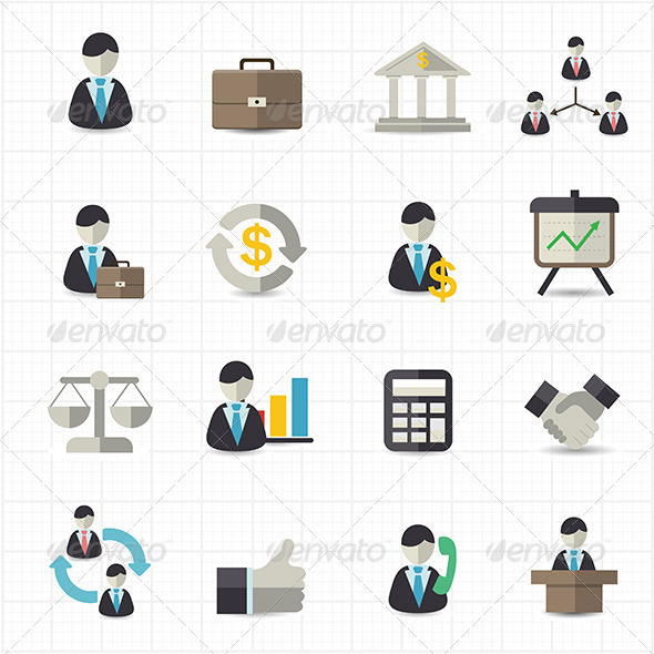 GraphicRiver Management and Business Icons 8417978 GraphicRiver Management and Business Icons 8417978