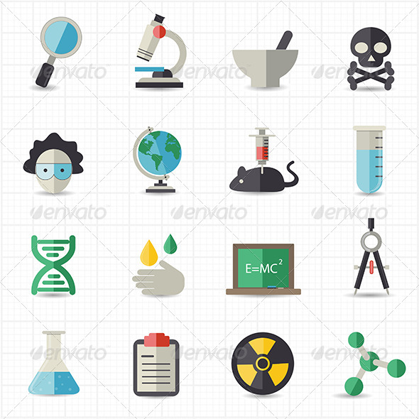 GraphicRiver Science and Education Icons 8418079 GraphicRiver Science and Education Icons 8418079