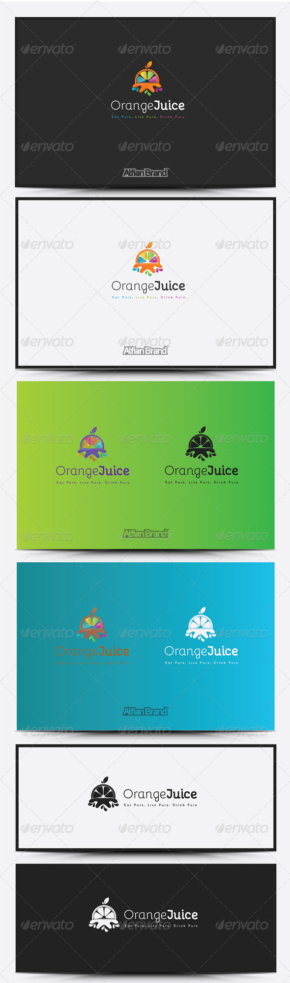GraphicRiver Orange Juice Logo 8419016 GraphicRiver Orange Juice Logo 8419016