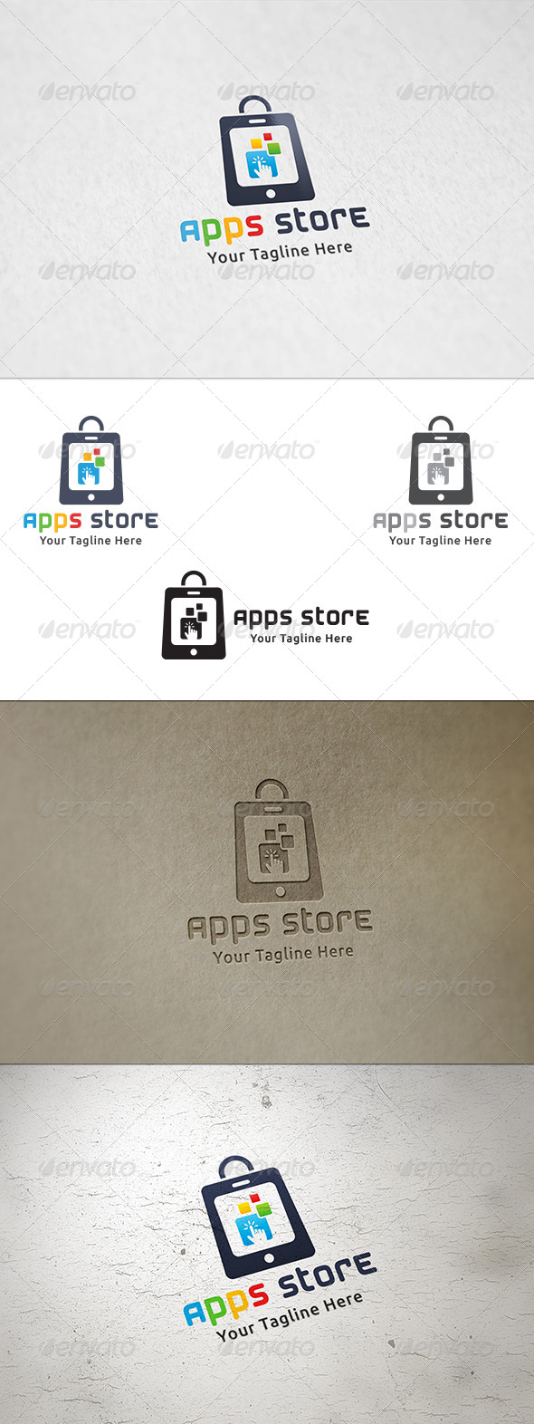 GraphicRiver Apps Store Logo Template 8419241 GraphicRiver Apps Store Logo Template 8419241
