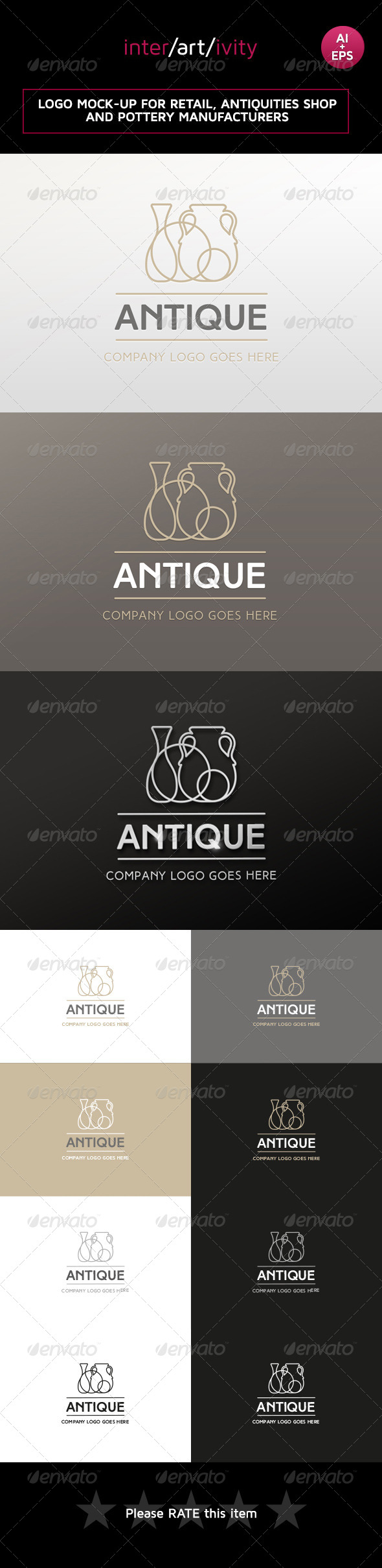 Logo design for antiques and retail Logo design for antiques and retail