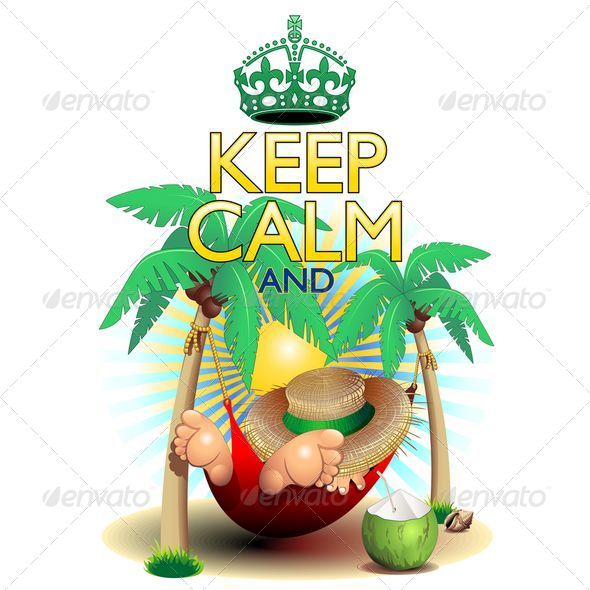 GraphicRiver Keep Calm and...Relax on Hammock 8413879 GraphicRiver Keep Calm and...Relax on Hammock 8413879
