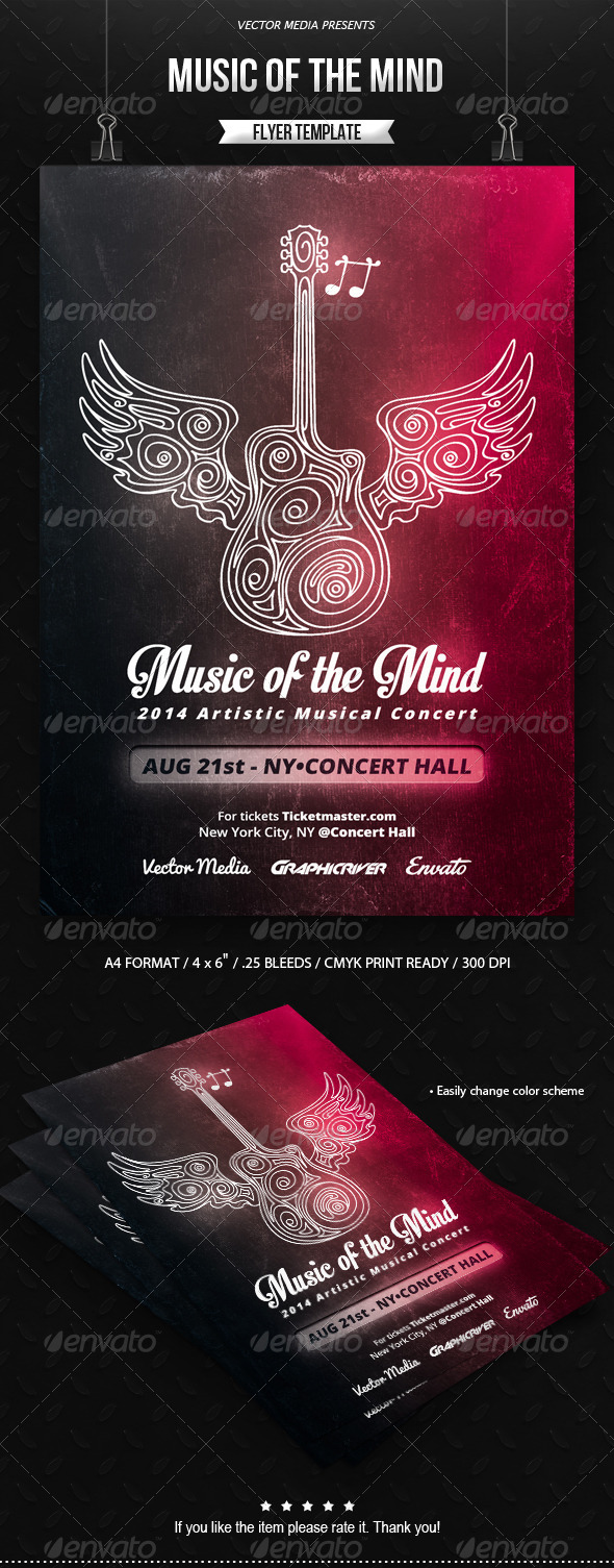 Music of The Mind - Flyer (Concerts)