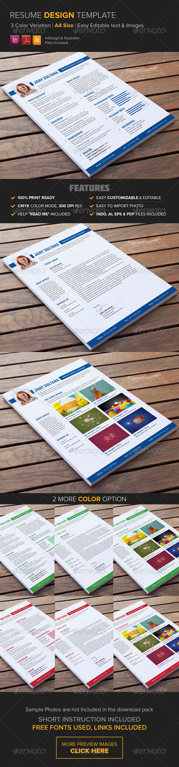 GraphicRiver Resume & Cover Letter Template 8420689 GraphicRiver Resume & Cover Letter Template 8420689