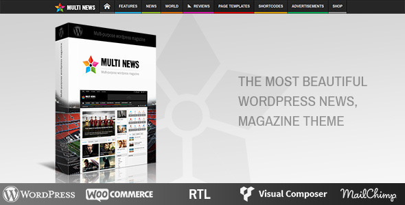 Multinews - Multi-purpose WordPress News,Magazine - News / Editorial Blog / Magazine