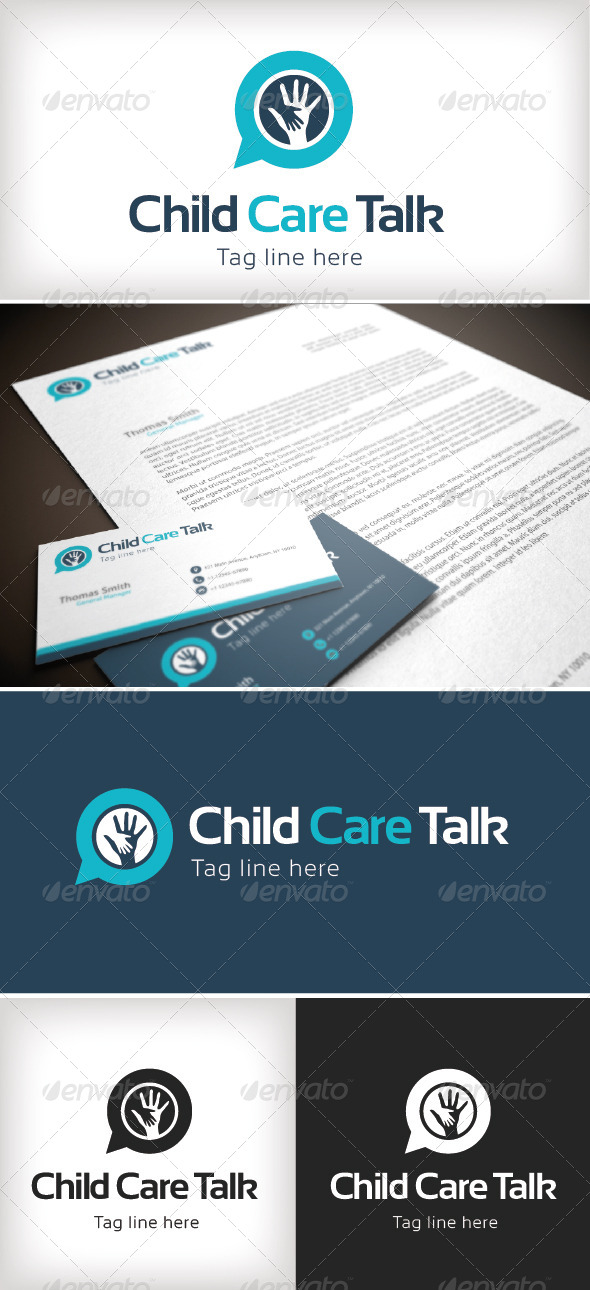 GraphicRiver Child Care Talk 8422814 GraphicRiver Child Care Talk 8422814