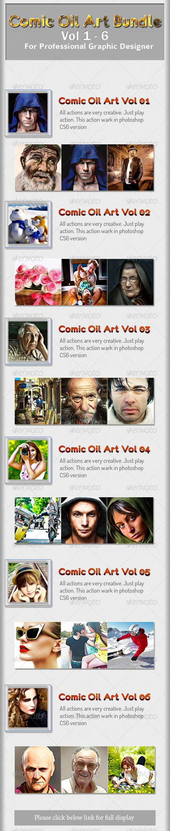 GraphicRiver Comic Oil Art Bundle Vol 1 to 6 8422878 GraphicRiver Comic Oil Art Bundle Vol 1 to 6 8422878