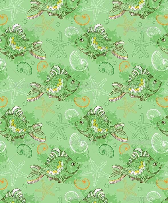 GraphicRiver Seamless Pattern with Tropical Fishes and Shells 8423188 GraphicRiver Seamless Pattern with Tropical Fishes and Shells 8423188
