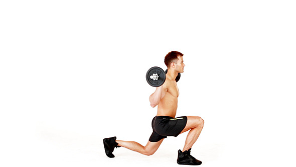 Handsome Muscular Man Doing Exercises Handsome Muscular Man Doing Exercises