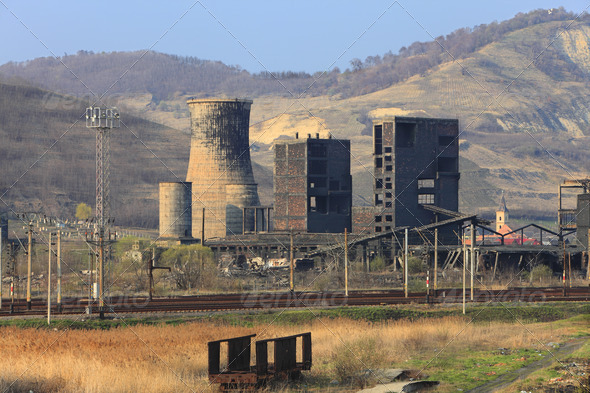 Heavy Industry Ruins - Stock Photo - Images