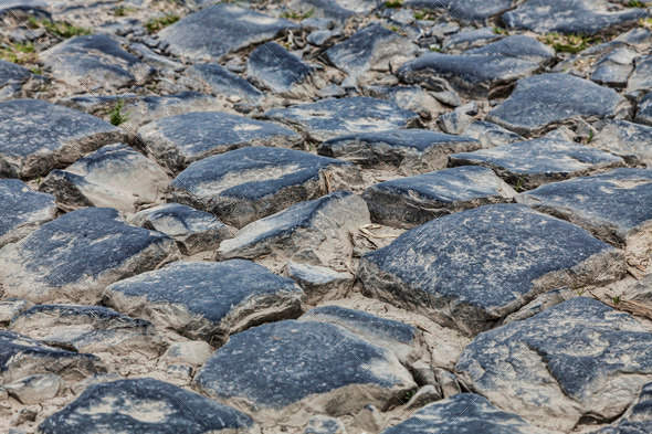 Cobbled Road - Detail - Stock Photo - Images