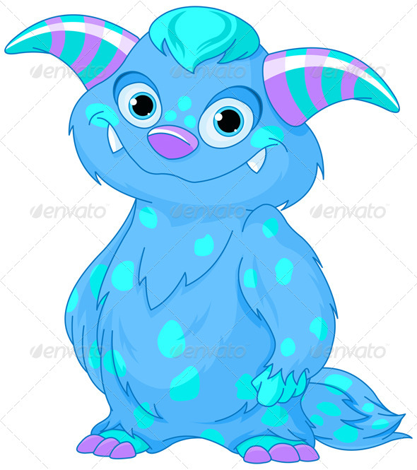 GraphicRiver Cute Monster 8426801 GraphicRiver Cute Monster 8426801