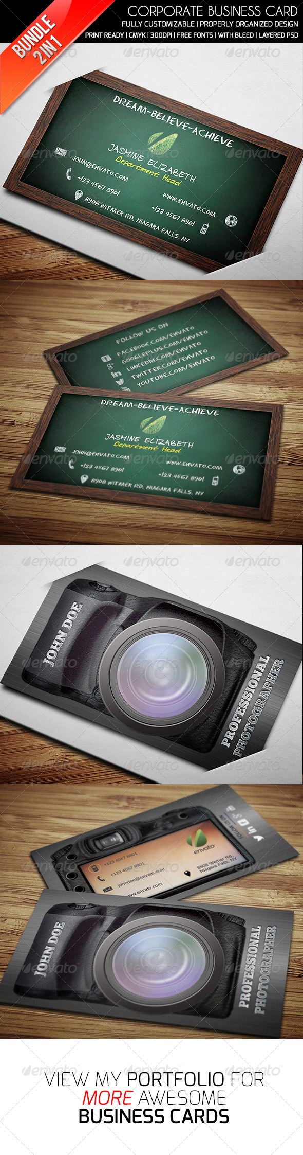 Ethanfx Business Card Bundle Vol 4 (Business Cards)