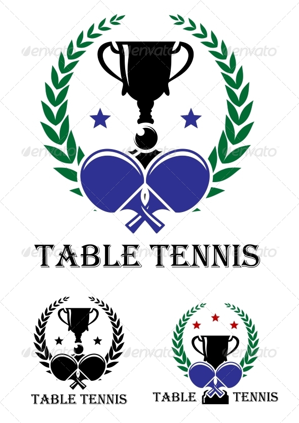 GraphicRiver Table Tennis Emblem 8427285 GraphicRiver Table Tennis Emblem 8427285