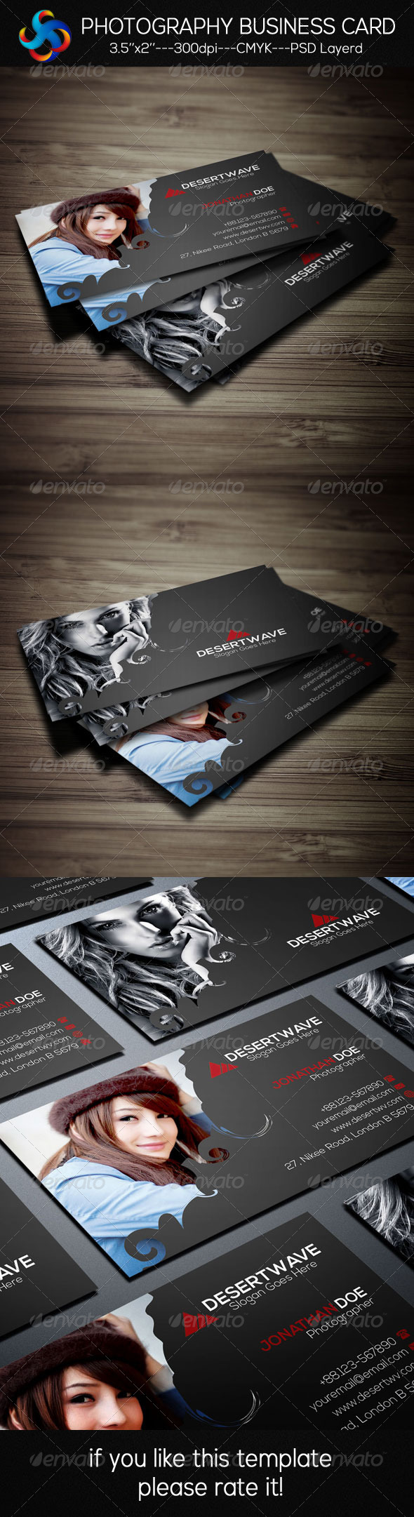 GraphicRiver Photography Business Card 8427340 GraphicRiver Photography Business Card 8427340