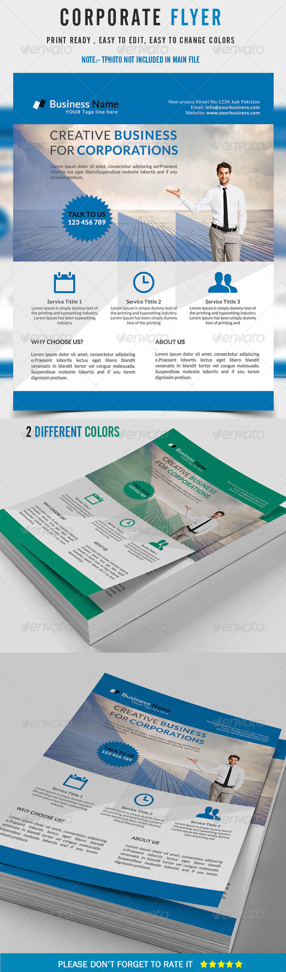 GraphicRiver Corporate Flyer 8427564 GraphicRiver Corporate Flyer 8427564