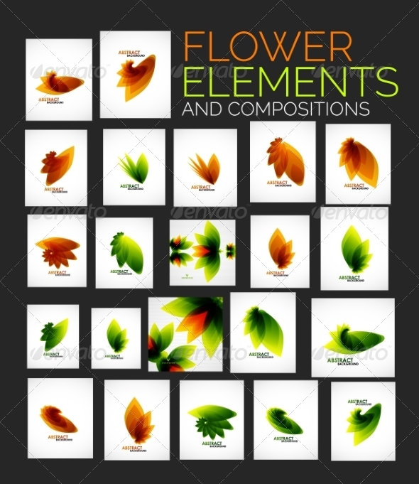 GraphicRiver Flower Elements 8427840 GraphicRiver Flower Elements 8427840