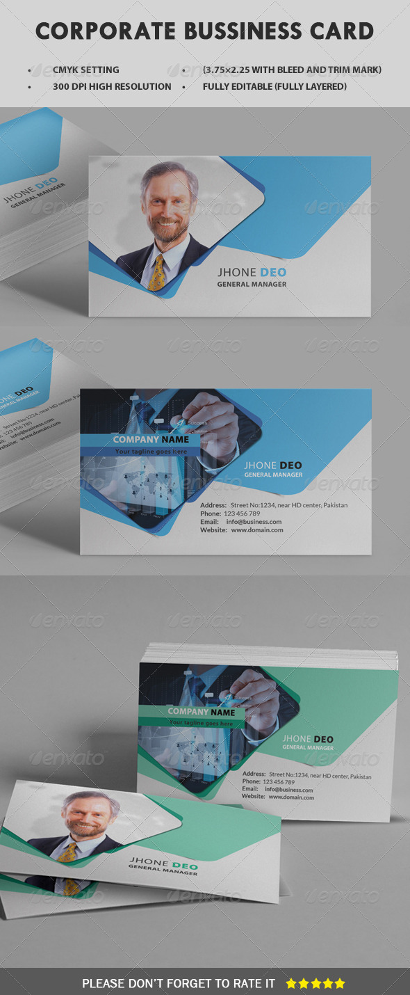 GraphicRiver Corporate Business Card 8427858 GraphicRiver Corporate Business Card 8427858