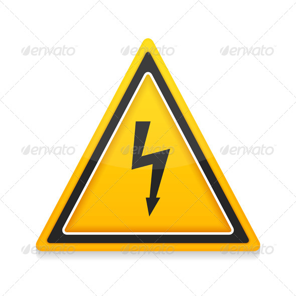 GraphicRiver High Voltage Icon 8427935 GraphicRiver High Voltage Icon 8427935