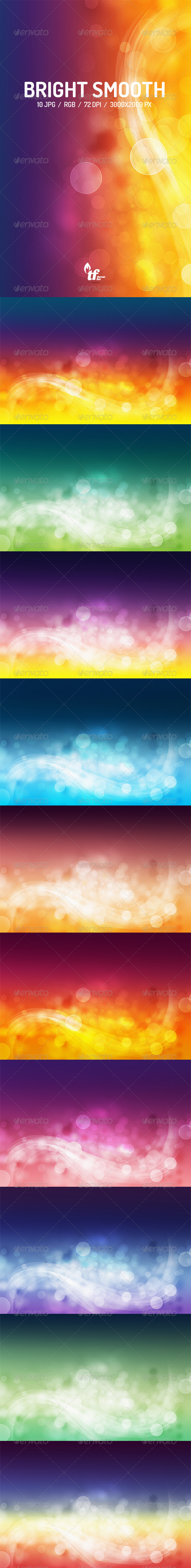 Abstract Bright Smooth Backgrounds Abstract Bright Smooth Backgrounds