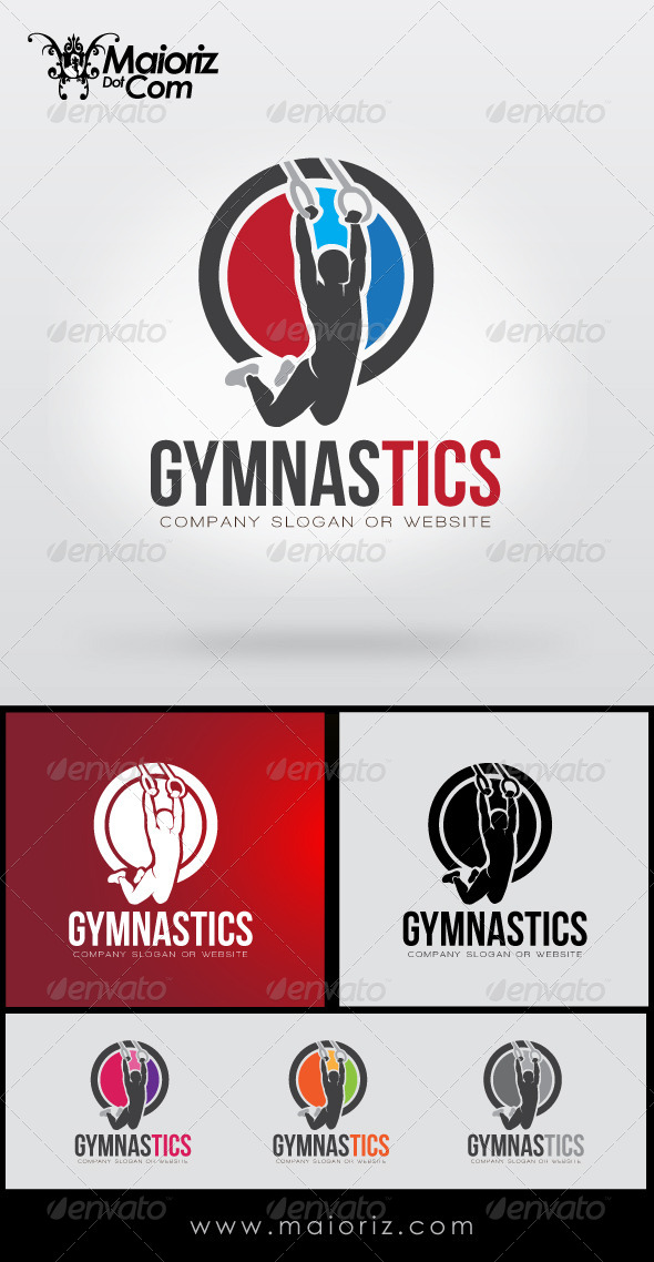 GraphicRiver Gymnastic Logo Template 8428686 GraphicRiver Gymnastic Logo Template 8428686