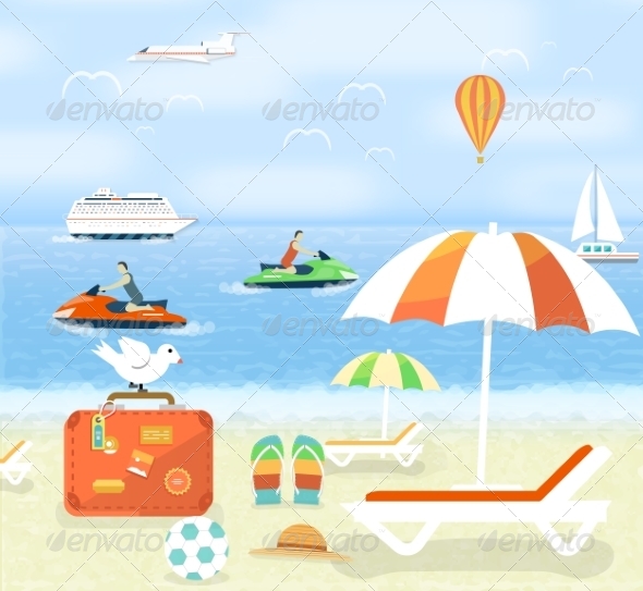 GraphicRiver Traveling and Planning Summer Vacation Set 8429789 GraphicRiver Traveling and Planning Summer Vacation Set 8429789