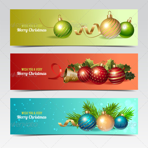 GraphicRiver Christmas Banners 8429955 GraphicRiver Christmas Banners 8429955