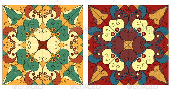 GraphicRiver Two Ornamental Backgrounds 8430144 GraphicRiver Two Ornamental Backgrounds 8430144